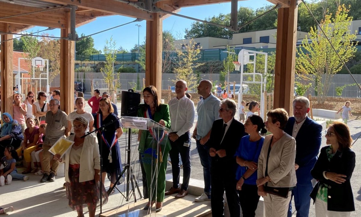 Inauguration de la nouvelle école élémentaire Maurice Fontvieille à Pibrac (31)