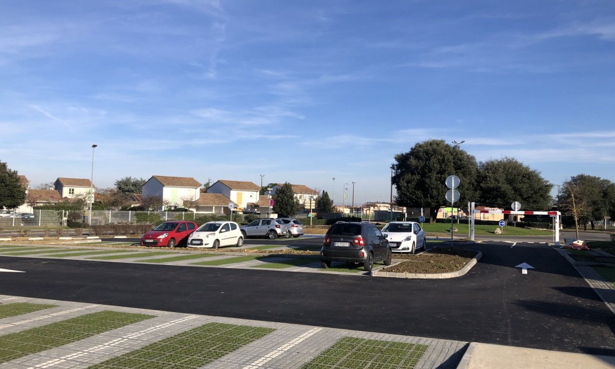 Un nouveau parking perméable pour Frouzins !
