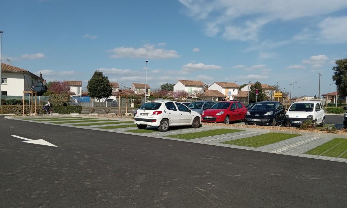Un nouveau parking perméable pour Frouzins !
