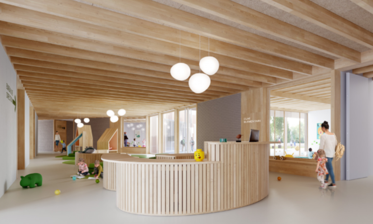 Démarrage des travaux de construction du groupe scolaire Saint Simon à Toulouse (31)