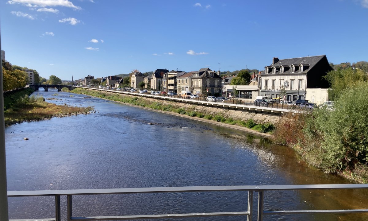 Inauguration du pont Tourny à Brive