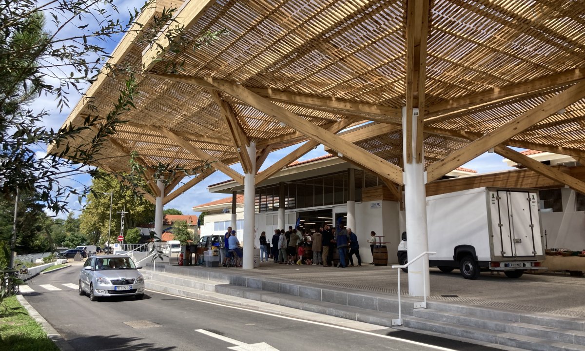 Inauguration du marché de Capbreton