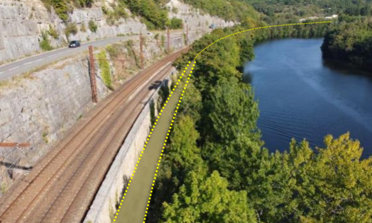 Voie verte section Mercuès-Cahors (46)
