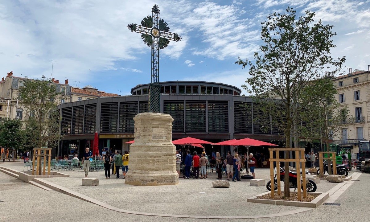 Halle et place Laissac à Montpellier (34)